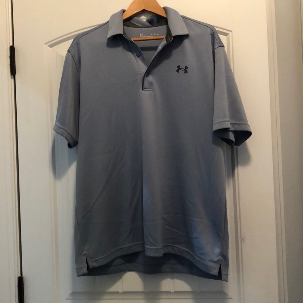 Men’s Under Armour polo shirt, XL, blue